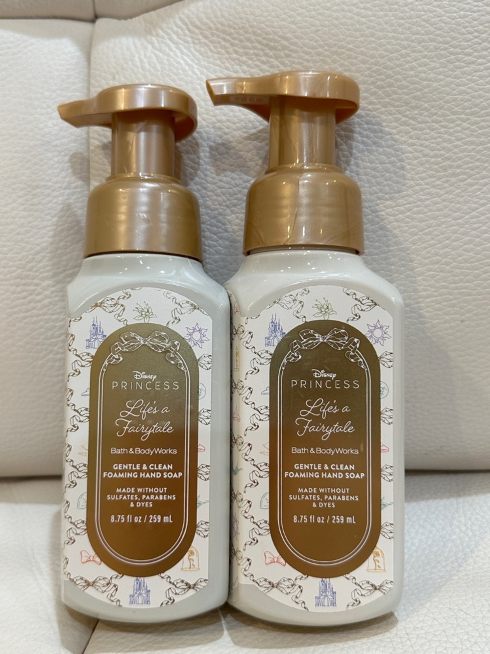 Bath & Body Works Disney Princess Life's a Fairytale 2 Foaming Hand Soap Bundle